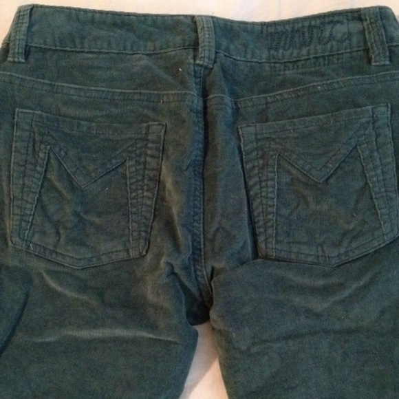 MARC JACOBS Teal Crop Corduroy Pants - Picture 3 of 4